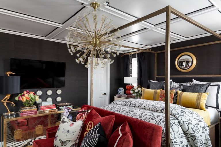Moody Master Bedroom | Casa Vilora Interiors by Veronica Solomon ...
