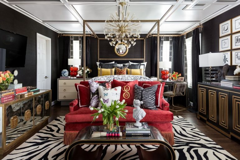 Moody Master Bedroom | Casa Vilora Interiors by Veronica Solomon ...
