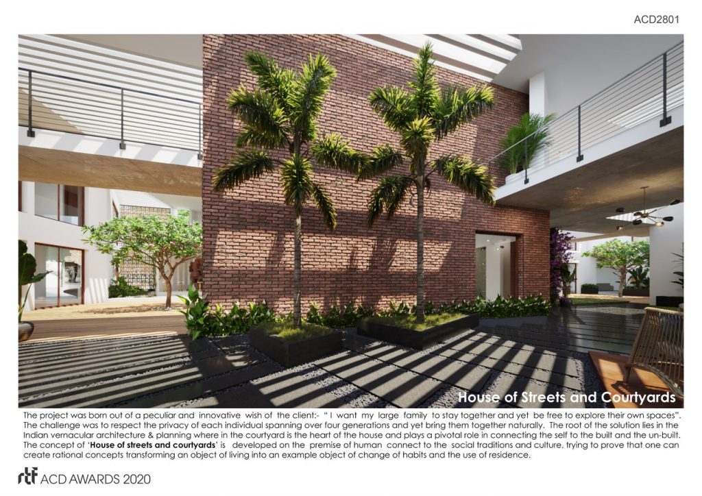 House of streets and Courtyards By Suppose Architecture Studio - SHeet1