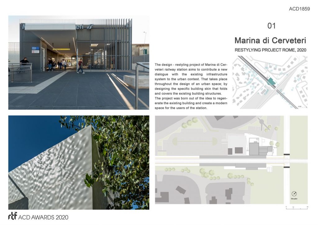 Marina di Cerveteri Restyling project Rome 2020 By AMAART Architects - Sheet2