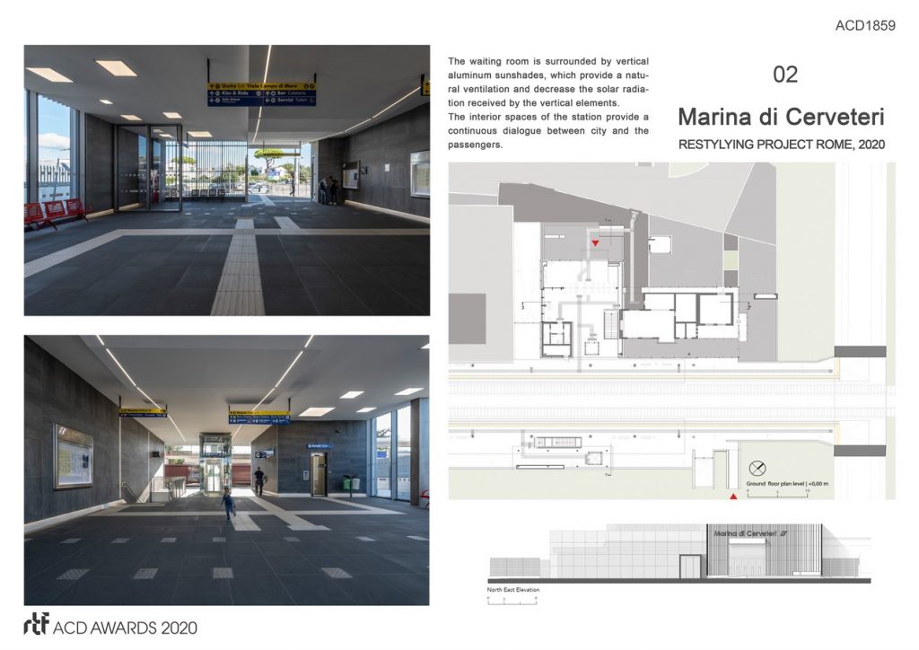 Marina di Cerveteri Restyling project Rome 2020 By AMAART Architects - Sheet3