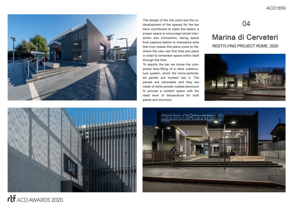 Marina di Cerveteri Restyling project Rome 2020 By AMAART Architects - Sheet5