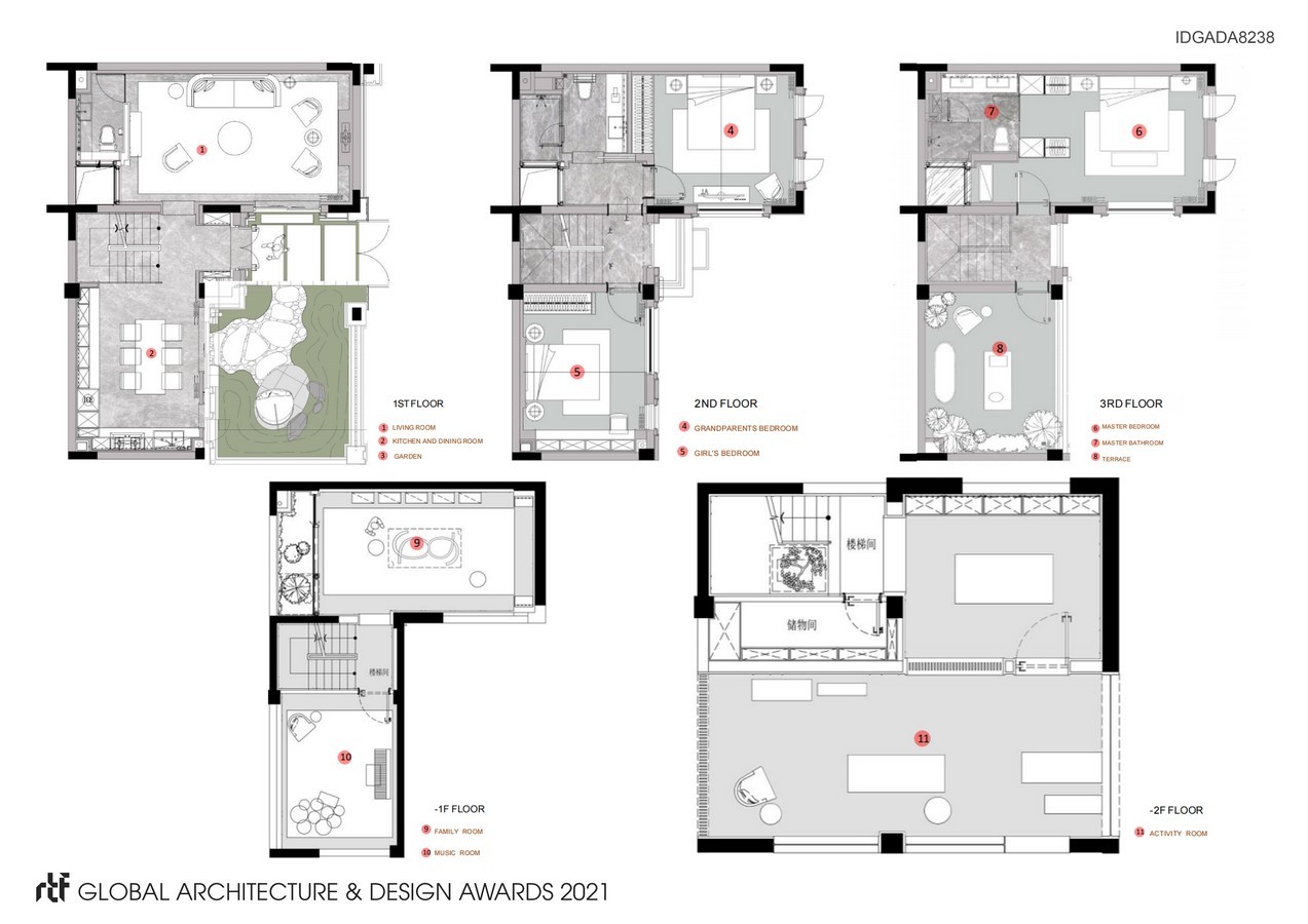 Interiors - Residential (Built) Joffre Lane - Sheet6