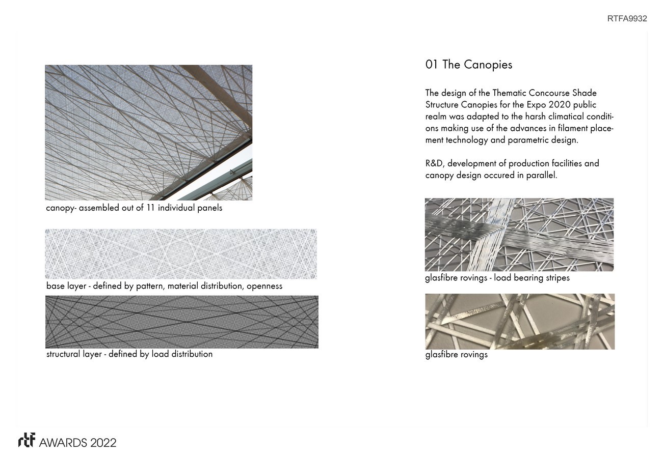 Dubai Expo 2020 Thematic Concourse Shade Structure | Werner Sobek Design - Sheet2