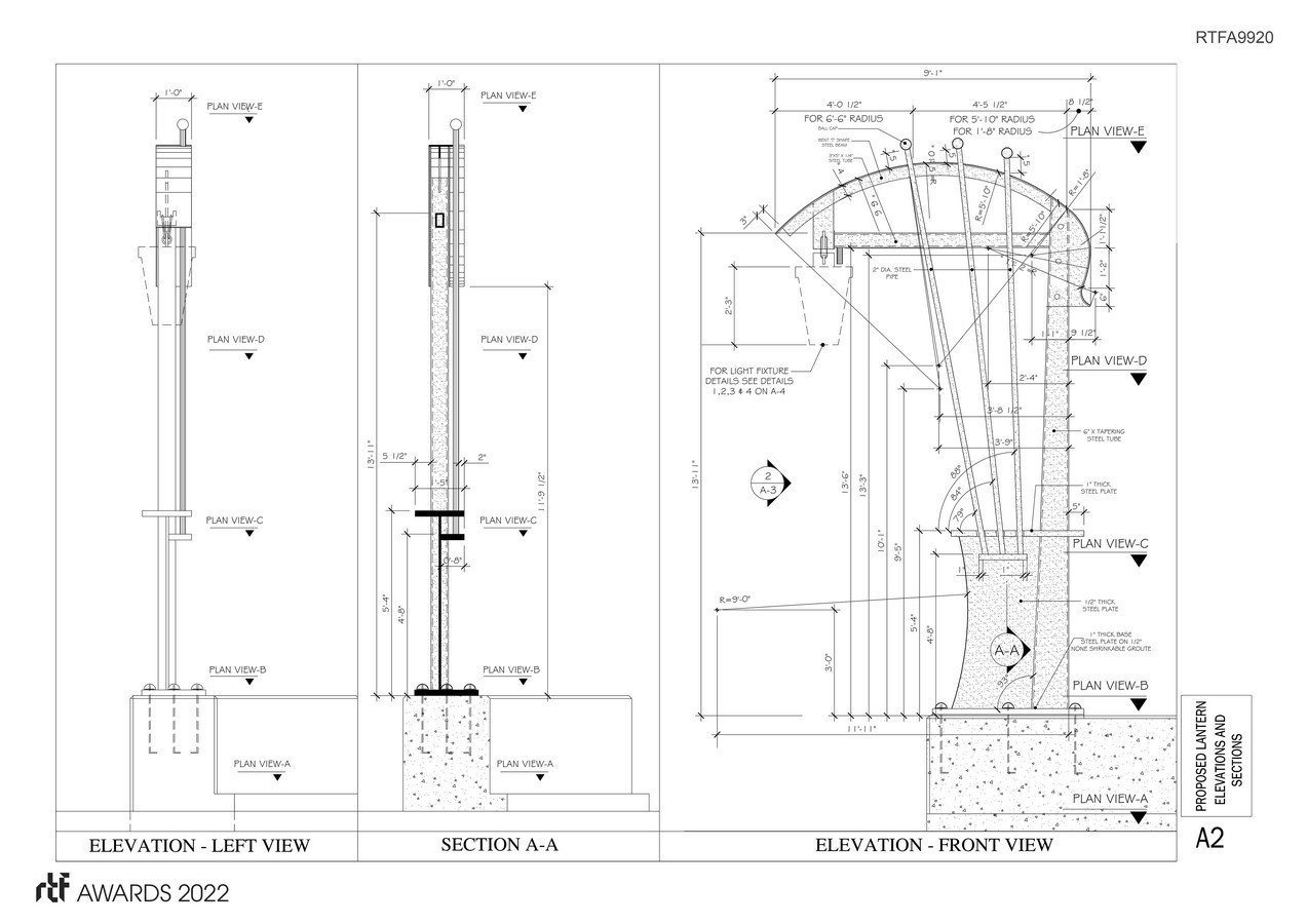 Lantern Signage | McClellan, Badiyi & Associates Architects - Sheet 3