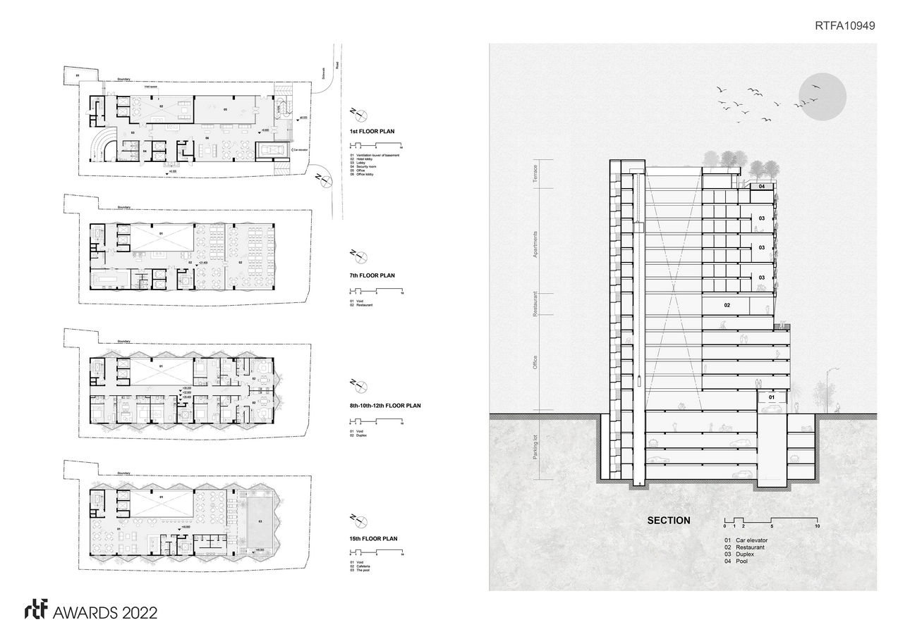 Q Gallery- A Big Tree Pot In The Heart Of The City | A+ Architects Sheet3