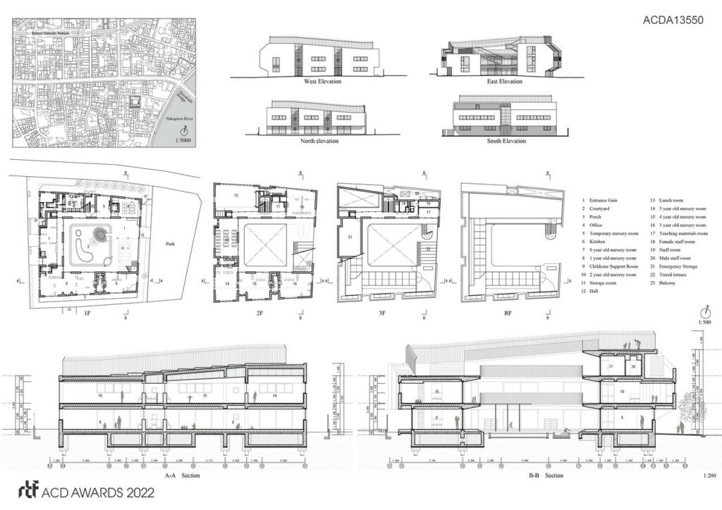 Higashitateishi Nursery School | AISAKA ARCHITECTS’ ATERIER -Sheet4