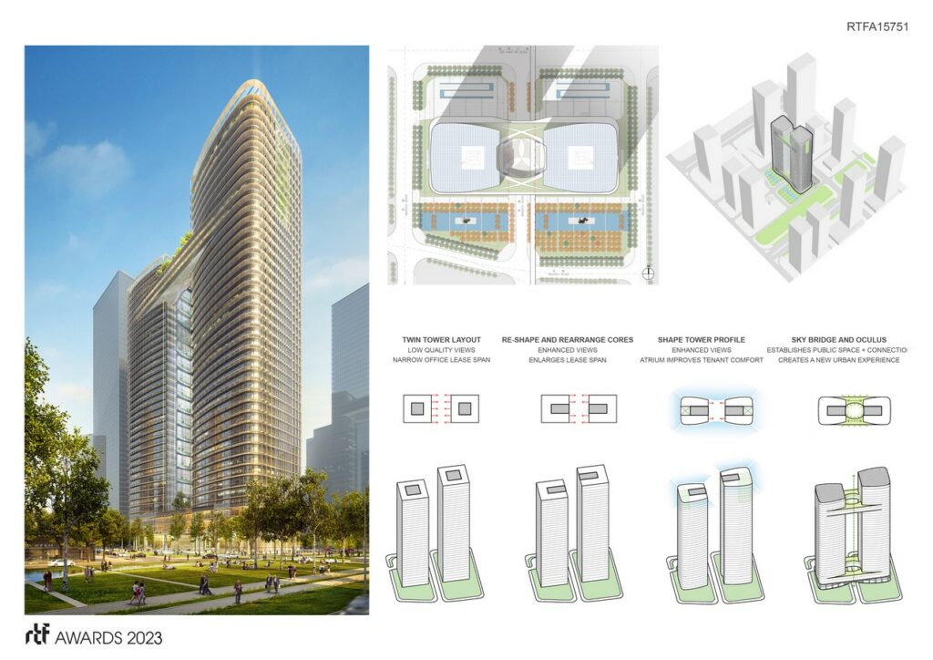 Golden Bridge Twin Towers | Adrian Smith + Gordon Gill Architecture - Sheet2
