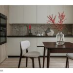 One-bedroom 38 m2 Moscow apartment with a combined kitchen-living room and a dressing area | Alexander Tischler - Sheet2