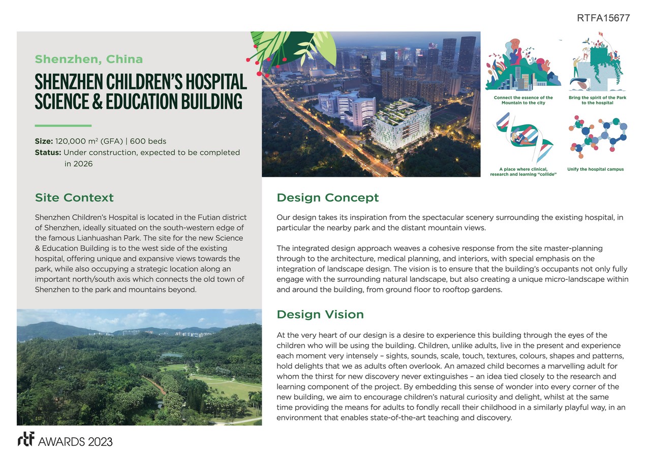 Shenzhen Children's Hospital Science & Education Building | B+H Architects - Sheet2