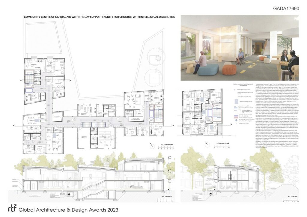 COMMUNITY CENTRE OF MUTUAL AID FOR CHILDREN WITH INTELLECTUAL DISABILITIES IN WARSAW | EMA Studio Sp. z o.o - Sheet4