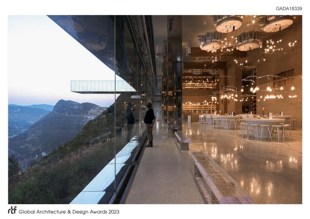 SKY MIRRORS Jingtiantai Cliffs Liquor Culture Experience Centre Of Langjiu Estate | ZONE OF UTOPIA - Sheet5