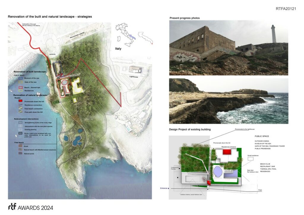 Redevolmpent of Punta Meliso Coast, Santa Maria Di Leuca Laboratorio di Architettura Semerano-Sheet2