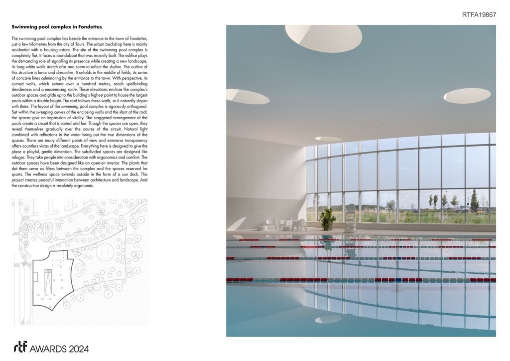 Swimming pool complex in Fondettes | Dominique Coulon & Associés - Sheet1