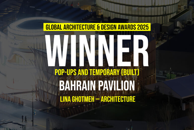 Bahrain Pavilion by Lina Ghotmeh — Architecture