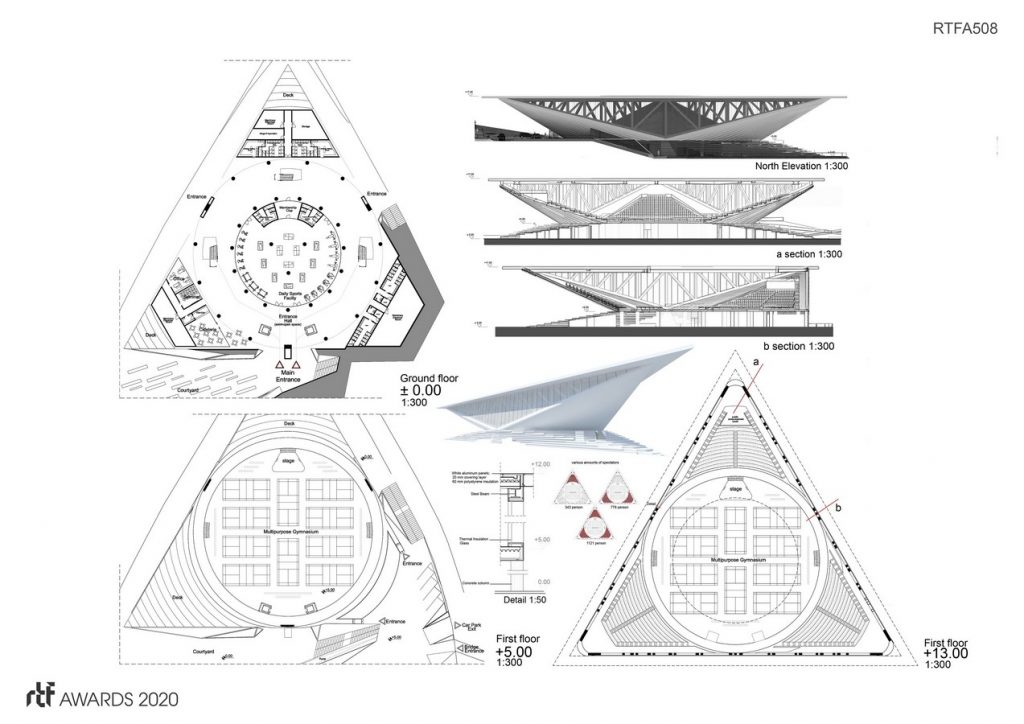 Dalseong Citizen's Gymnasium | Wall Corporation - Sheet3